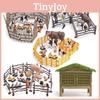 Pvc Poultry Farm Fence Set With Multiple Colors For Hobbyist Scene Decoration