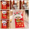 Keychain Pendant 2025 Snake Year Money Bag Plush Hongbao Snake Year Mascot Bag  Chinese New Year