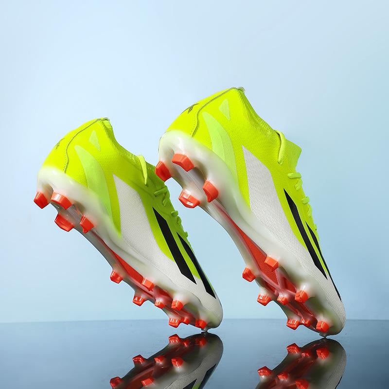 Low-top spike shoes men's and women's hair training size long football shoes broken nails artificial grass generation competition youth big