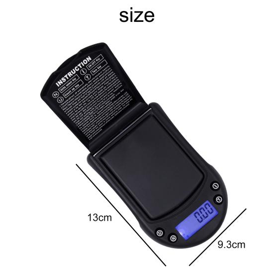 200 g tragbare hochpräzise Schmuck-Taschenwaage mit 0,01 g Gramm elektronischer Digitalwaage