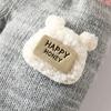 Cute Cartoon Children Gloves Thicken Kids Plush Fingerless Gloves 0-3year Toddler Hanging Neck Mittens Baby Winter Hand Warmer