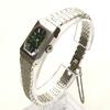 Used Working good condition CITIZEN Ladies Hand-winding Cut Glass Bracelet Watch Accessory Watch Green Dial 709