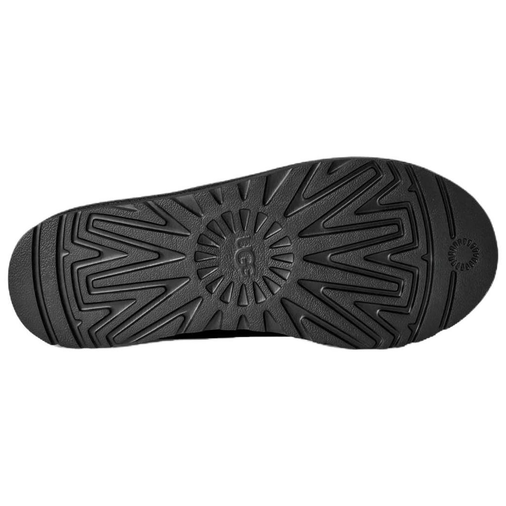 UGG Tasman II Versatile Comfortable Fleece Lined Mules EVA Abrasion Resistant Closed Toe Slippers Men's Black 1174671-BLK