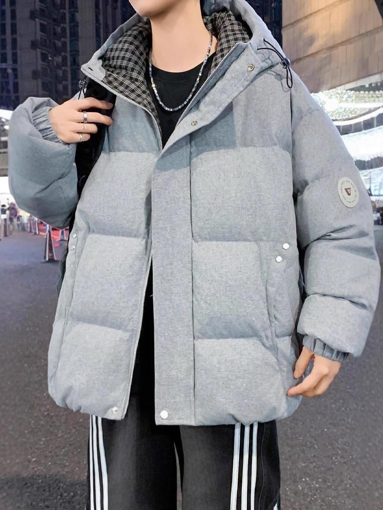 Winter Youth Fashion Cotton Jacket - Trendy, Warm, and Handsome Outerwear for Junior High and High School Boys