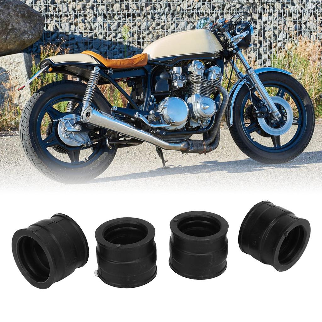 Yctze 4pcs Carburetor Intake Manifold Boot Rubber 35mm Intake Manifold Accessories