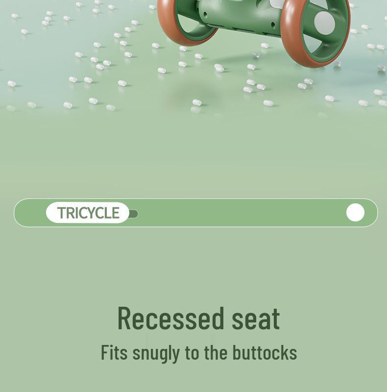 Kid's Music-Enabled Tricycle and Glider Stroller