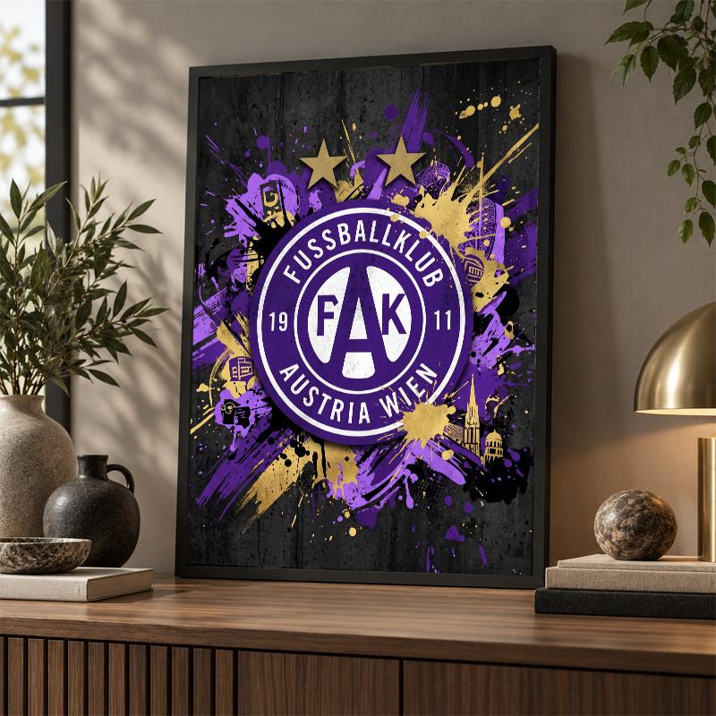 Austria Wien FC Diamond Painting Kit 5D Full Drill DIY Diamond Mosaic Wall Art Home Decor