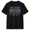 Humor No King Anti Monarchy TShirt for Unisexs Clothing Womens Clothing Cotton T Shirt Gift Idea 2026 Summer New T Shirt