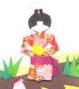 Castle Enterprise Adult Origami School Shikishi Set Yuzen Washi Girls X 2 Sets with Folding Diagram (with Paper)