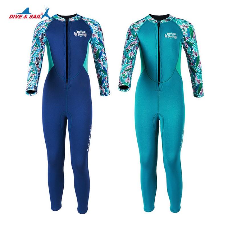 Diving Suit Children 2.5MM Cold-proof Warm-keeping Girls One-piece Swimsuit Snorkeling Surfing Waterproof Mother Coat