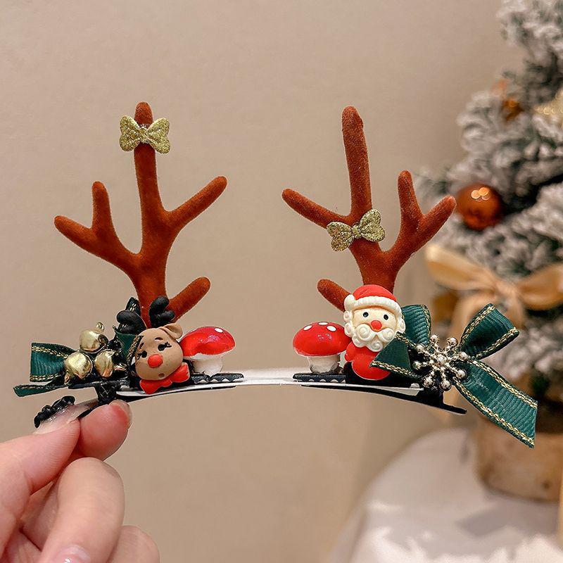 Children's Christmas Reindeer Headband - Cute Holiday Hair Accessory for Photos