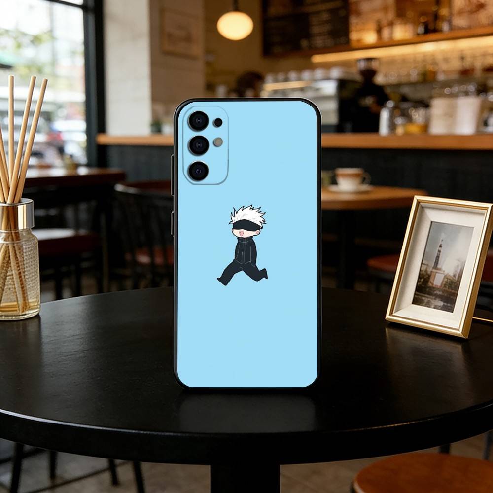 

Satoru Gojo Phone Case For Samsung S25,S24,S21,S22,S23,S30,Ultra,S20,Plus,Fe,Soft Silicone Black Cover Samsung S30Ultra5G