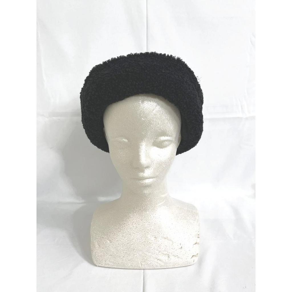Used Excellent condition ORIENT MILLINERY BOWA watch cap size 59cm/black Ladies