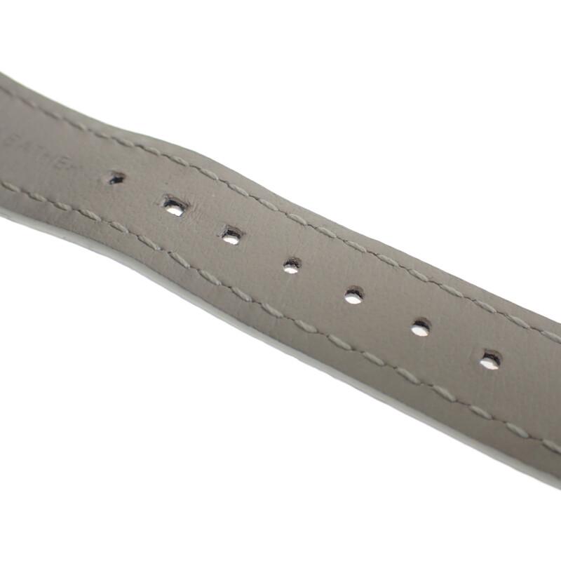 Louis Vuitton Q12MGZ Zegarki Stal nierdzewna/skóra Damski biała tarcza