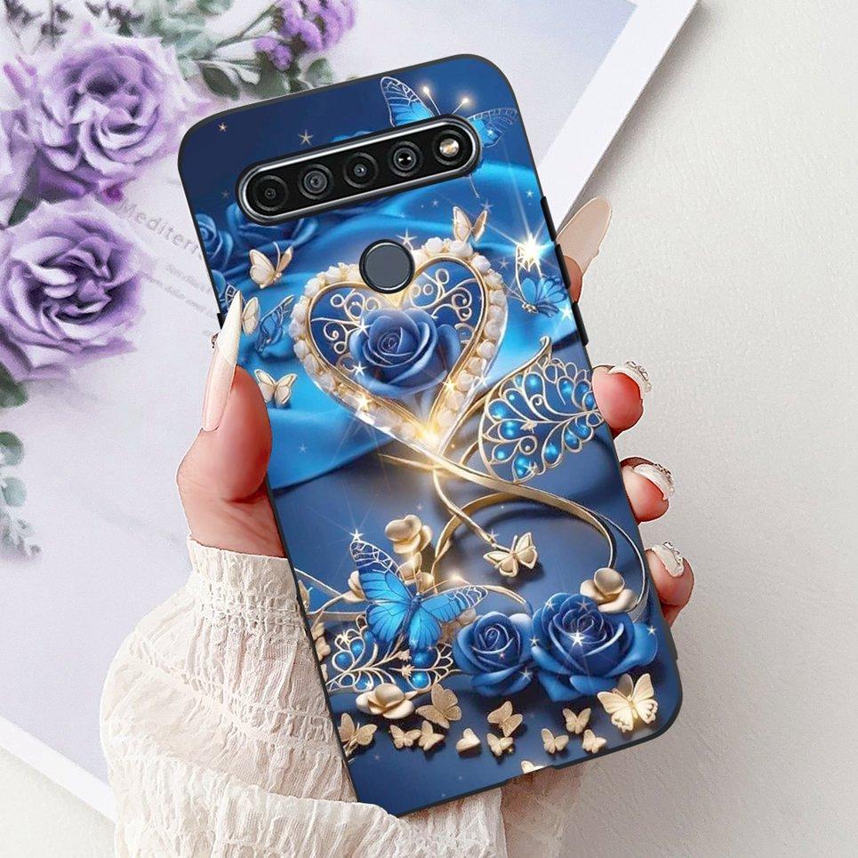 Neue Mode Rückseite für LG K41S K51S 2020 Hülle für LG K40s 2019 LG K42 4G Handyhülle Coole Tiere Luxus Girly Weiches Silikon
