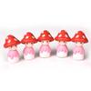 4 Pcs Mushroom Doll Figures Decor Mini Fairy Garden Animal Statue Miniature Garden Moss Micro Landscape Ornaments Resin Craft