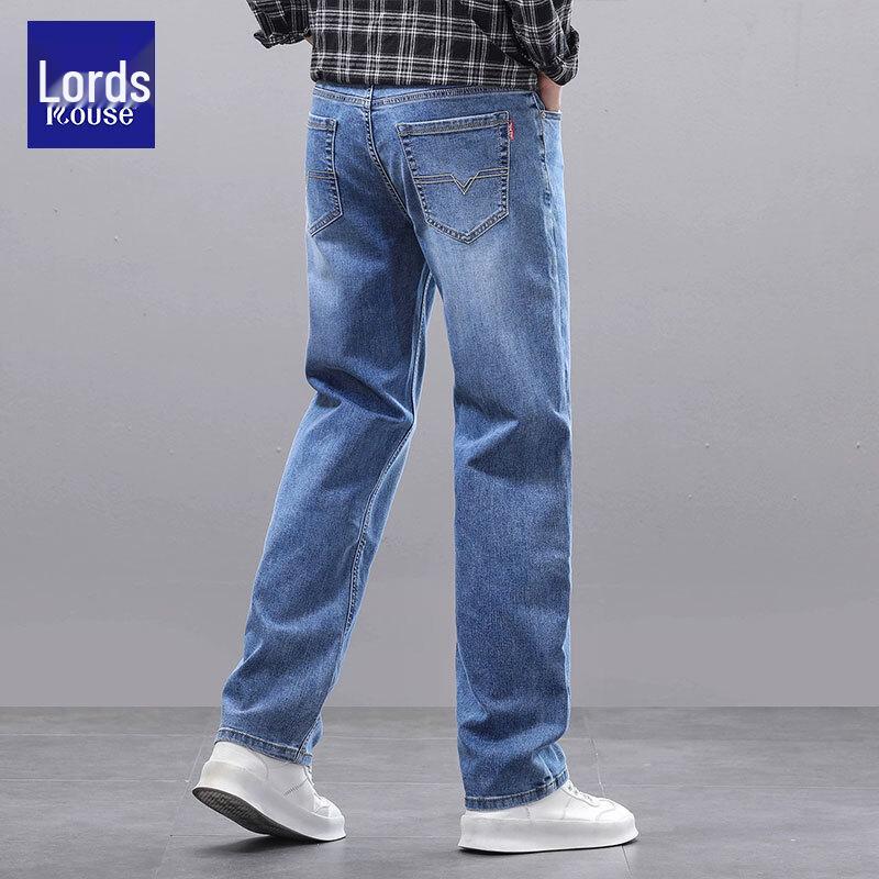 Luxury Retro Loose-Fit Straight Leg Men's Jeans