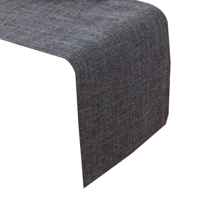 Fold Resistant Polyester Table Runner Not Slip Plan Fade Proof Dyes Contemporary Dining Deck