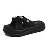Fashion Two Strips Round Toe Women's Platform Summer Shoes Dress Long Heel Ladies Sport Shoes Sneakers Vip Super Deals Sapatenos