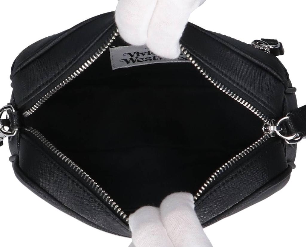 VIVIENNE WESTWOOD ANNA Shoulder Bag 48020003U S0021 N401 BLACK [Used]