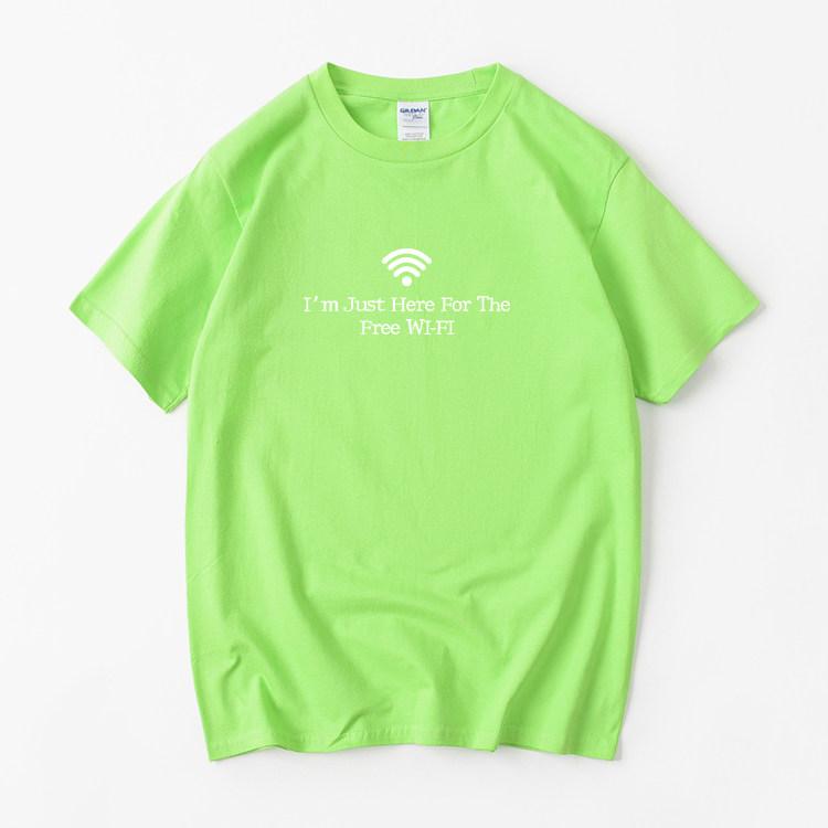 Funny Programmer Pure Cotton Printed Personalized Short Sleeved Summer New Unisexs and Womens Fashionable Casual Tshirt