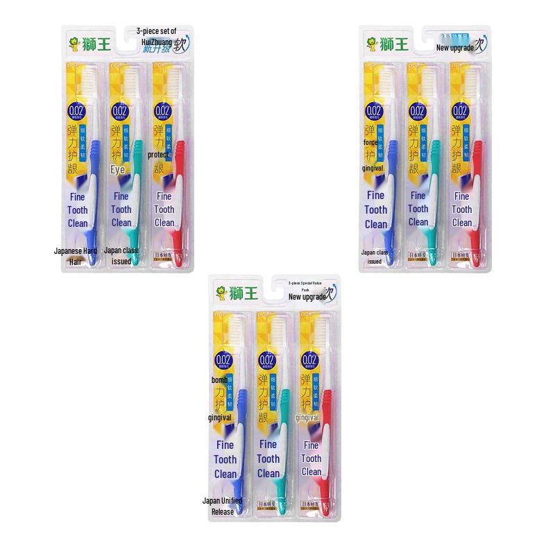 Lion King Fine Clean Soft Bristle Gum Care Toothbrush, 9-Count