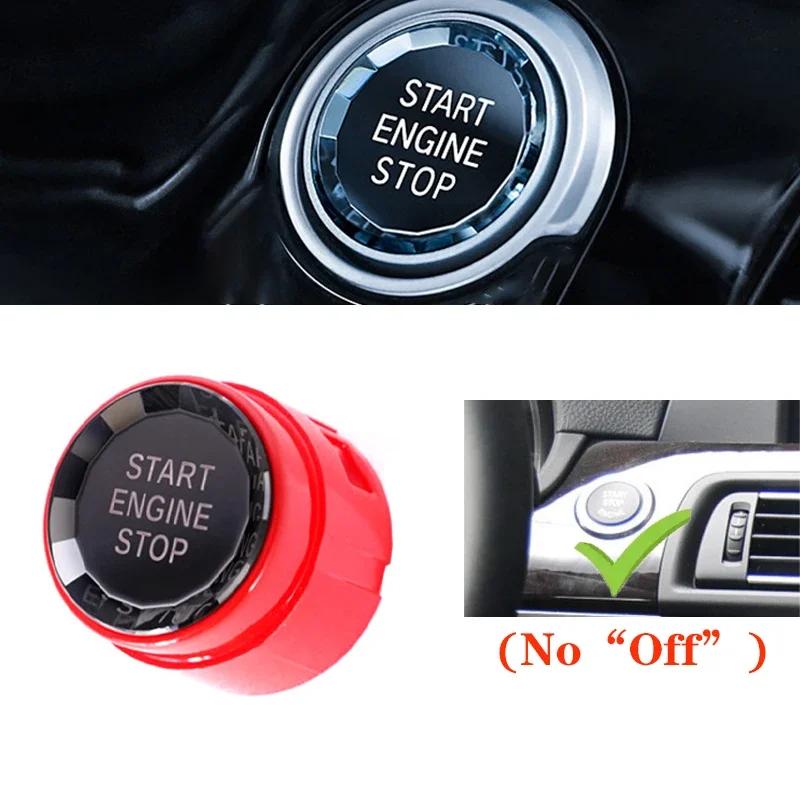 For BMW X1 X3 X4 X5 X6 F20 F22 F30 F34 F10 F18 F32 F01 F02 G20 G30 G01 Crystal Style Car Start Stop Engine Switch Button Cover