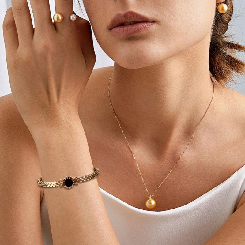 Unique Roman Letter Bangle Fashionable Engraved Love Wristband Handmade Gift for Her Trendy Women Wrist Accessories