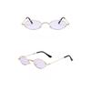 Fashion Retro Oval Metal Children's Sunglasses Hip-hop Sun Protection Eyewear