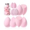 Makeup Sponge Set Blender Sponges 10 Pcs for Foundation Powder Liquid Professional Beauty Sponge Super Soft Facial Makeup Tools