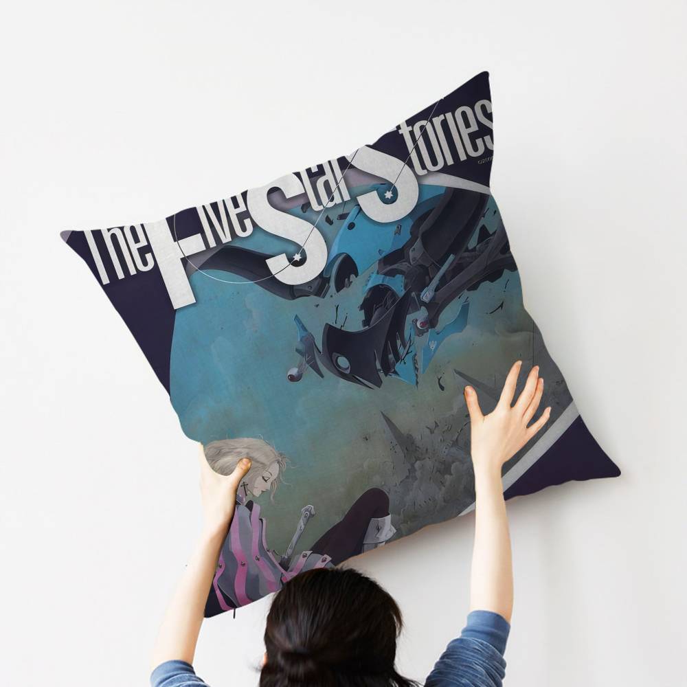Five Star Stories Anime Cushion Cover Pillow Cover Decor Pillowcase Printed Cushion Case for Couch