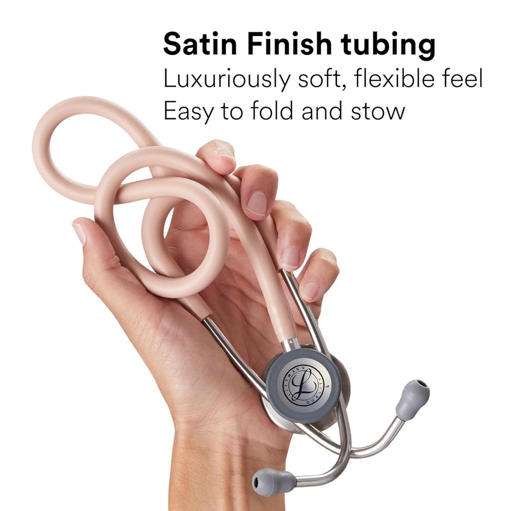 Littmann Classic III Finish Champagne Rose Stethoscope, Silk-Like Tube, 5910C,