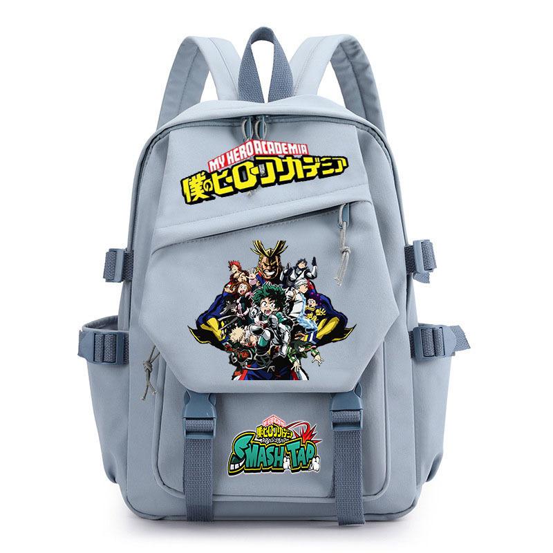 My Hero Academy School Bag Children's Backpack Elementary School Bag Male Female Junior High School Student College Student Campus Backpack