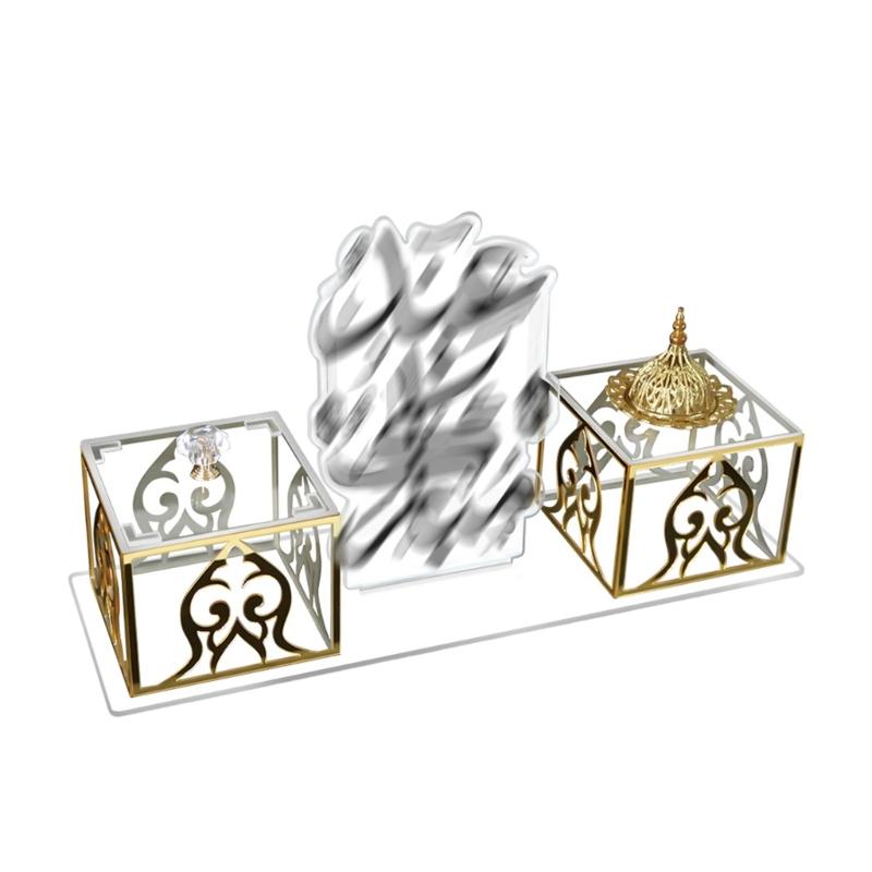 

Modern And Traditional Style Acrylic Incenses Holder Sturdy Stand Rack Perfect For Living Room Or Office Ambiances 1