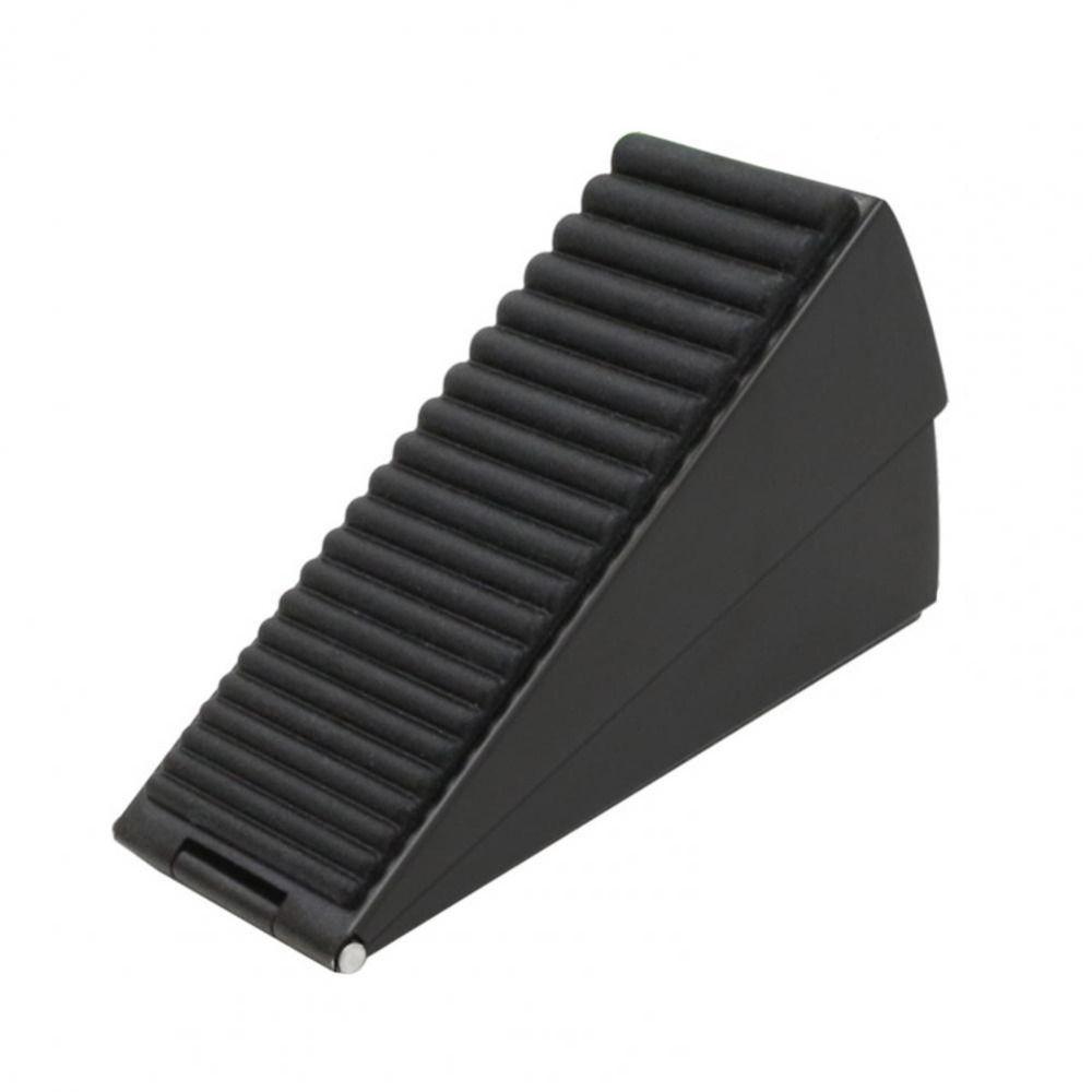 Stainless Steel Door Stop Wedge Non-slip Floor Doorstop Sturdy Spring Door Stopper  Floor Protector