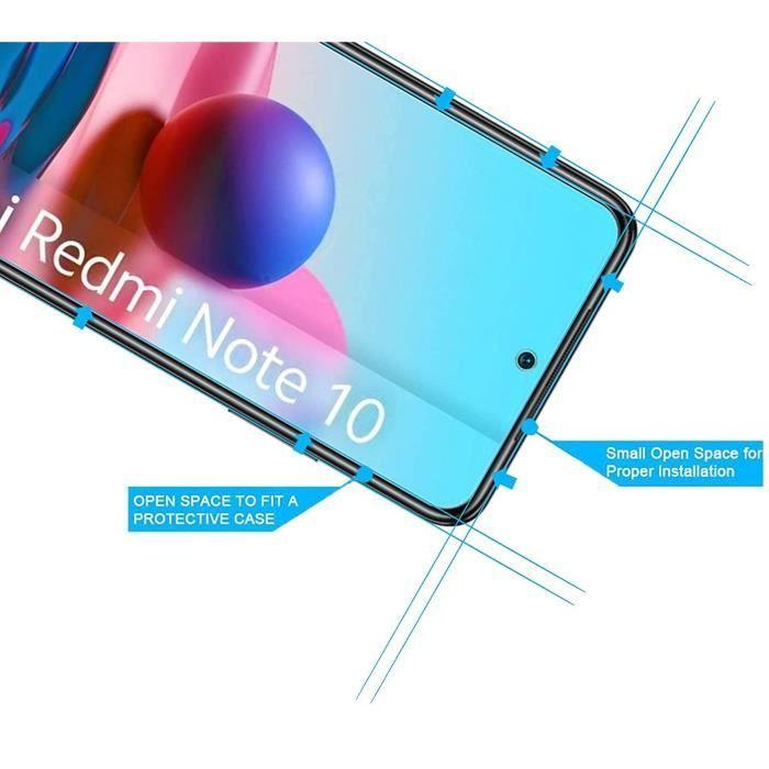 Protection Film - Phonillico - Xiaomi REDMI NOTE 10 4G - Pack of 2 - Tempered Glass - Scratch Resistant