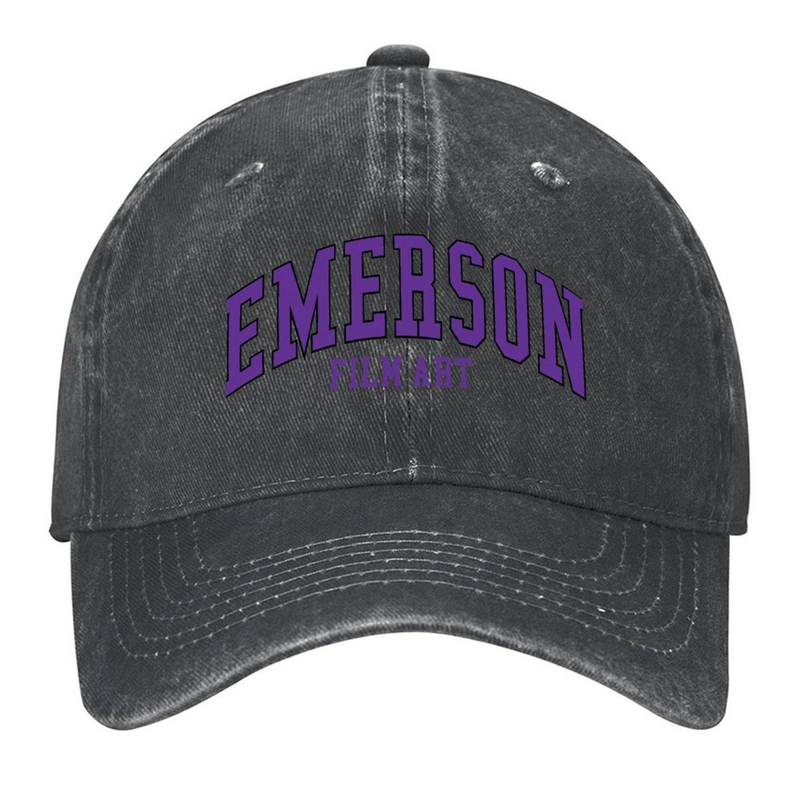 2026 Emerson Film Art- Tall And Cursive Baseball Cap Golf Luxury Caps Sun Cap Uv Protection Solar Hat Women Men s