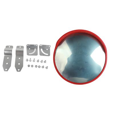 45cm Wide Angle Driveway Road Safety Convex Traffic Mirror with Mounting Hardware Accessories