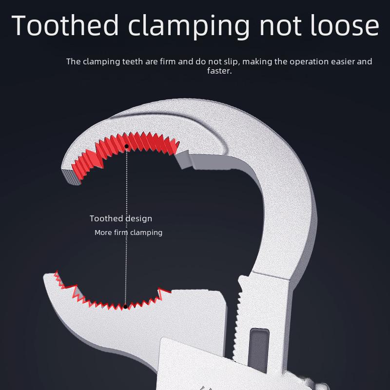 Adjustable Aluminum Alloy Bathroom Sink and Faucet Wrench