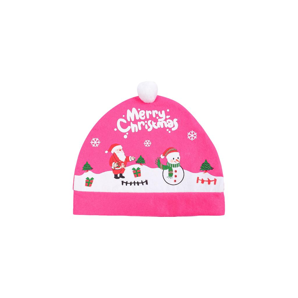 Christmas Car Chair Cover, Car Back Chair Christmas Hat Dress Up Decoration