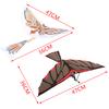 18Inches Bamboo Imitate Birds Assembly Flapping Wing Flight Plane Toy