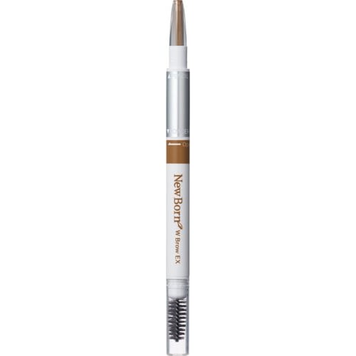 SANA New Born W Brow EX B9 Powder & Pencil & Brush 3-function Eyebrow Camel Brown 1 Piece (x 1)