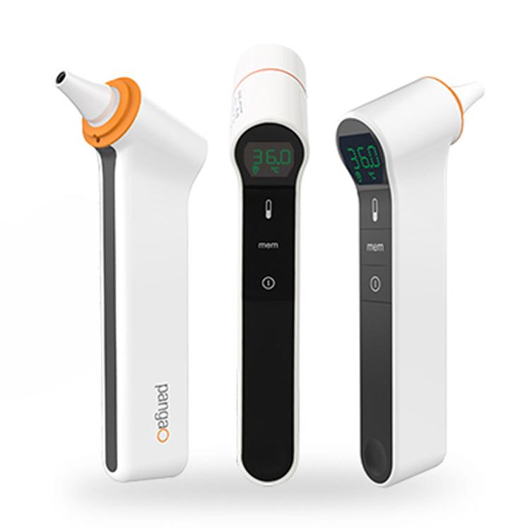 Household Non Contact Fast Reading Infrared Cochlear Forehead Thermometer Medical Plastic
