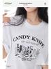 Hong Kong-Inspired Korean High-End White Short-Sleeve Women's Versatile Age-Reducing T-Shirt