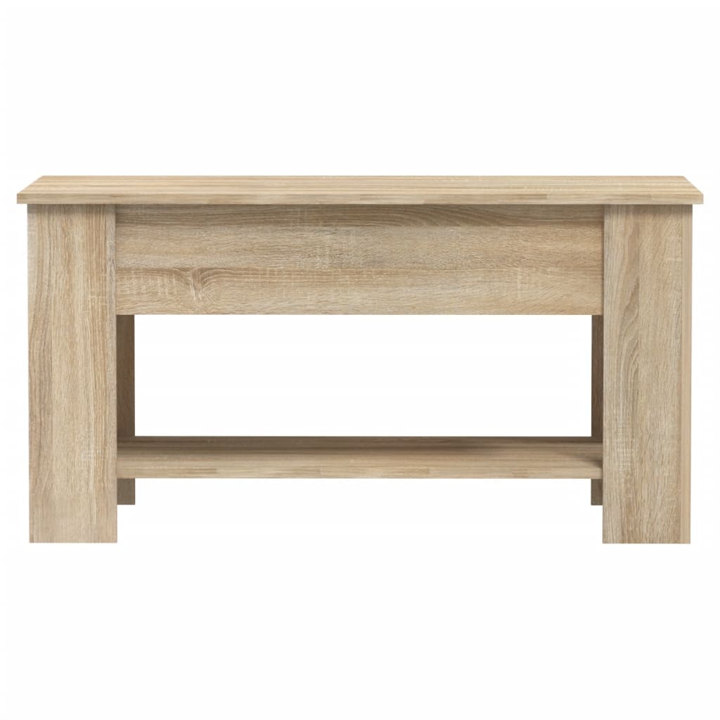  Coffee Table, Sonoma Oak 101x49x52 Cm, Wood-based Material