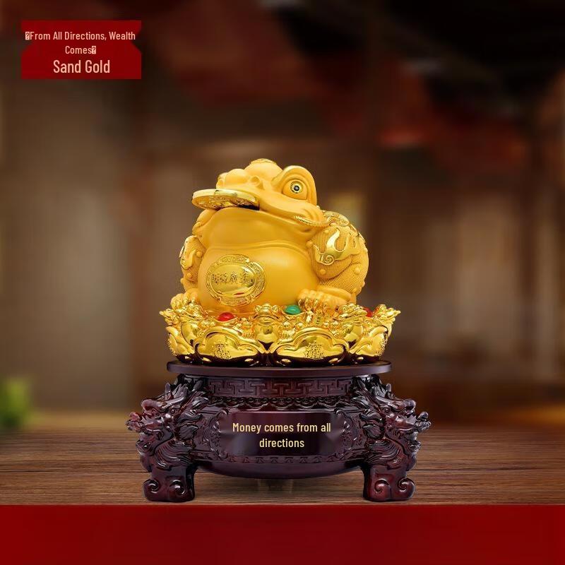 ZISIZ Lucky Money Toad Ornament