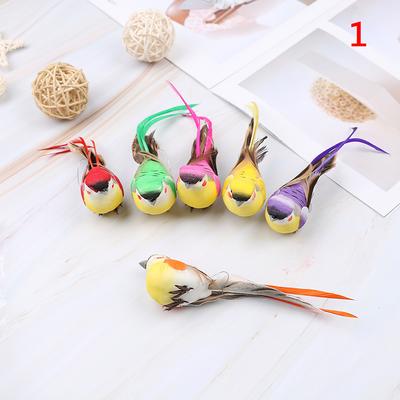 DIY Party Crafts Ornament Props Artificial Foam Feather Simulation Bird Home Garden Wedding Decoration