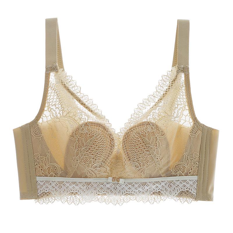 

Бюстгальтер во французском стиле для женщин с ушками кролика, тонкое нижнее белье, бюстгальтер против обвисания для женщин 40/90C жёлтый