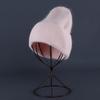 Rabbit Fur Beanies Soft Warm Fluffy Winter Hat for Women Angora Knitted Hat Beanies Female Bonnet warm Woman Knit Cap