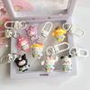 Kawaii Sanrio Kuromi Hello Kitty Cinnamon Dog Keychain Cute Cartoon Car Keychain Pendant School Backpack Decoration Kid Toy Gift